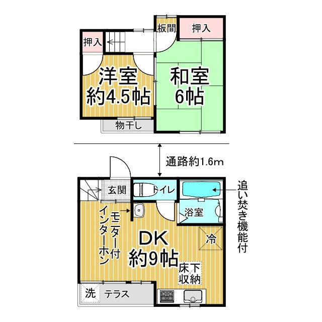 紫野雲林院町 中古テラスの間取り
