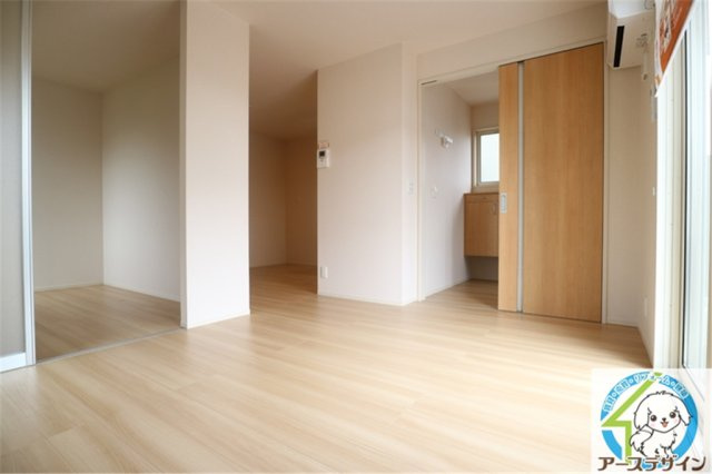 高津橋D-roomの居間・リビング|パース写真