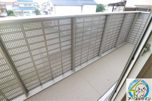 高津橋D-roomのバルコニー|パース写真