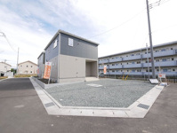 甲斐市竜王 新築戸建 全2棟1号棟 三方角地 オール電化の画像