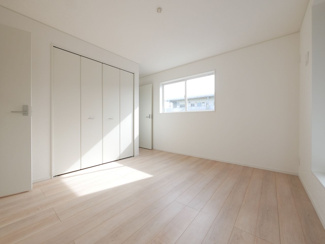 【洋室】 | 甲斐市竜王 新築オール電化戸建 全2棟2号棟 南道路 書斎付 | 2階洋室7.5帖