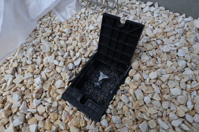 《仲介手数料無料》北区宮原町４丁目56-7新築一戸建てブルーミングガーデンのその他|散水栓
撮影日 2025年10月19日 15:40 曇り