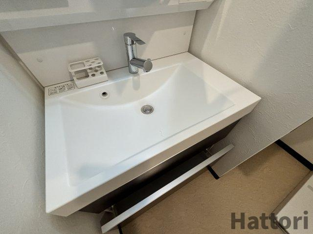 ディームス福島の洗面所