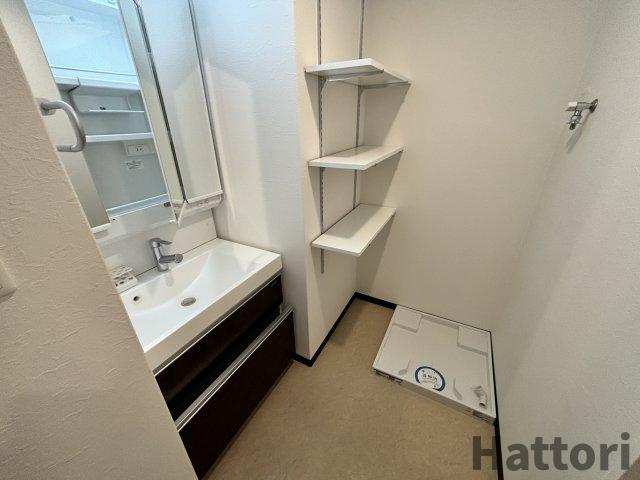 ディームス福島の独立洗面台