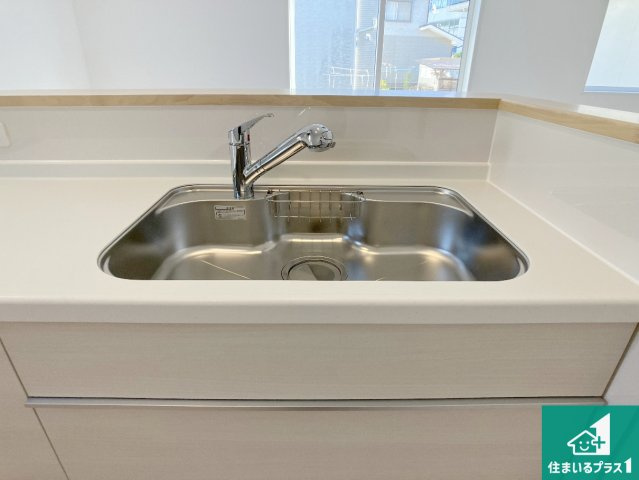 相生市大島町　第2期　新築一戸建ての設備|広々としたシンクで食器洗いも楽々！
