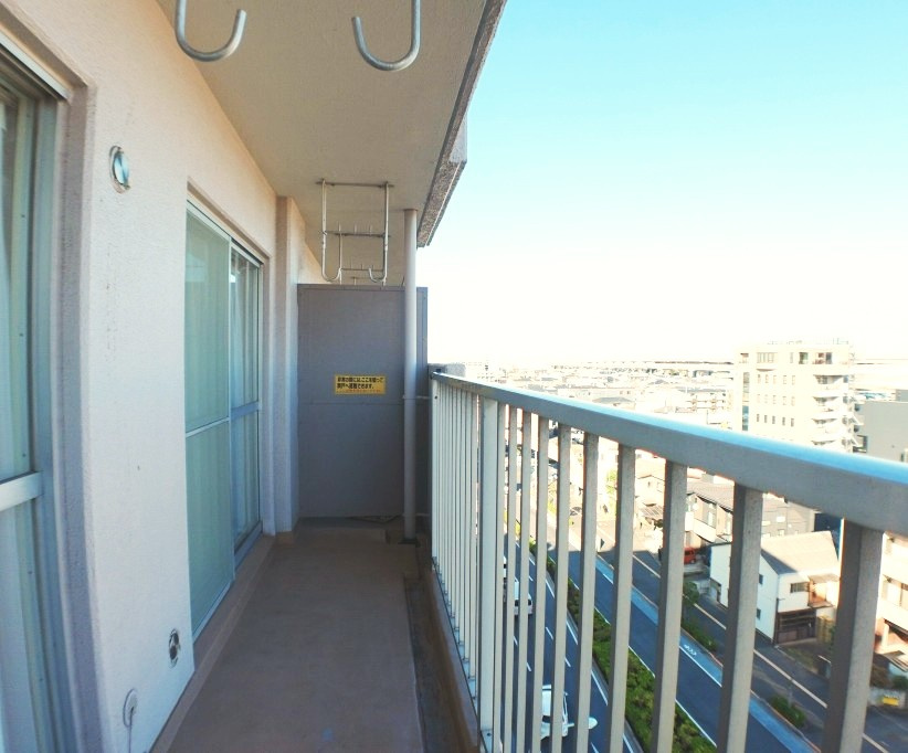 綾瀬グランドハイツのバルコニー