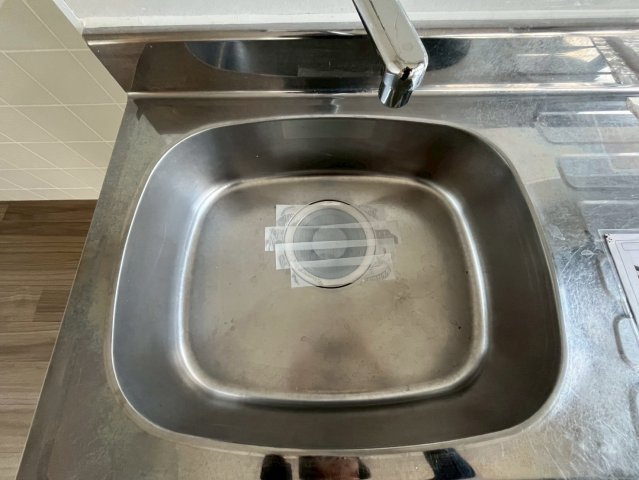 リバーサイド宝塚のキッチン|コンパクトなキッチンで掃除もラクラク