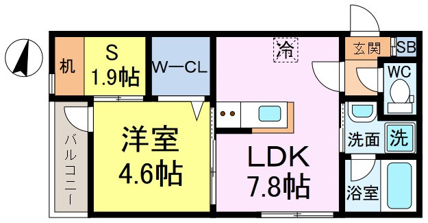 クレディ新小岩の間取り