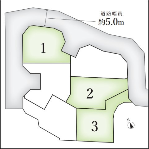 【区画図】 | 〇●藤沢市片瀬4丁目 新築戸建 全3棟【3号棟】●○