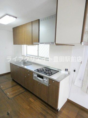 【キッチン】 | みはらし台　貸家