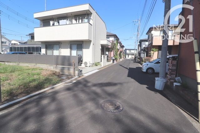 【前面道路含む現地写真】 | 立川市西砂町2丁目　売地　全2区画　A号区 | 【西武立川】駅まで徒歩14分
