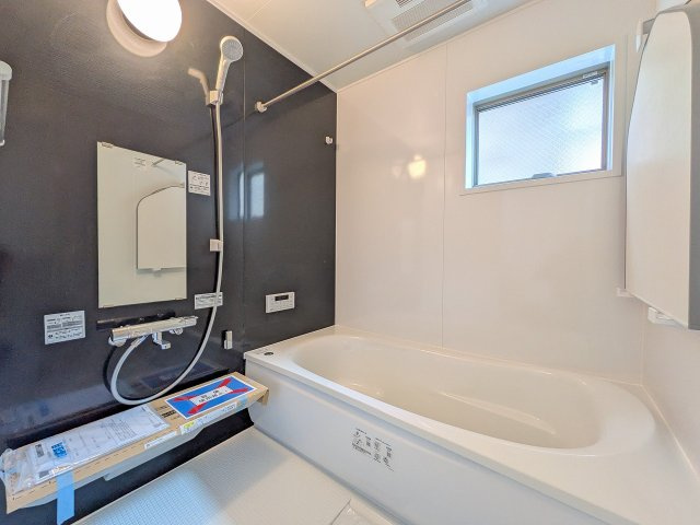 八王子市　大和田町　新築一戸建て　１０期の浴室|～のびのびくつろげるバスルーム　１日の締めくくりに癒やしのバスタイムを～