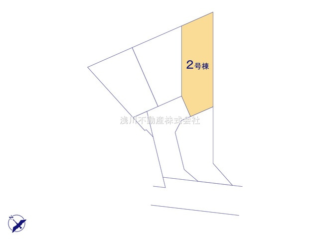 八王子市　大和田町　新築一戸建て　１０期の区画図|～全4棟の新しいコミュニティーが誕生～