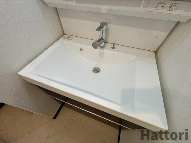 ディームス福島の洗面所