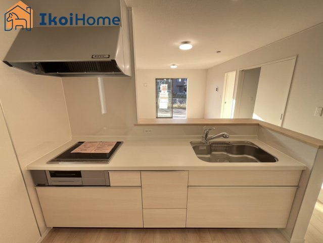 明石市大久保町谷八木第6　7号棟　のキッチン|【ホームページに現地動画掲載中】●年中無休：当日予約可●人気の対面式のキッチンで明るく使いやすです！