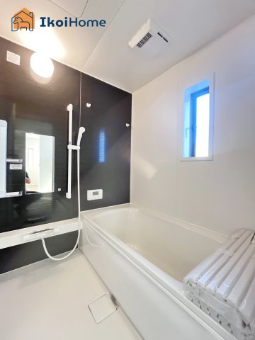 明石市大久保町谷八木第6　7号棟　の浴室|【ホームページに現地動画掲載中】●年中無休：当日予約可●1坪タイプの広々したユニットバスになります。