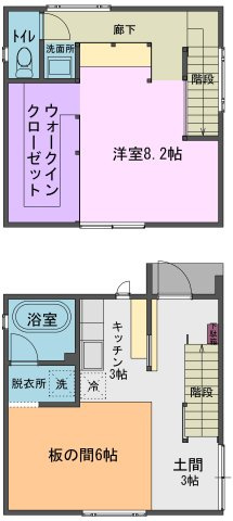 BOLAS常盤台Bの間取り