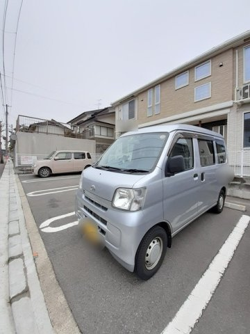 ベイリーフハウスの駐車場