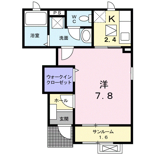 ベイリーフハウスの間取り