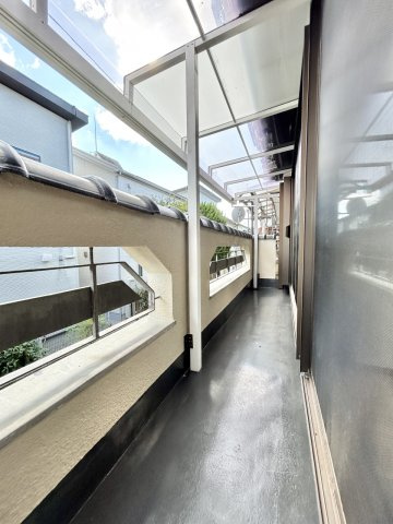 高知市石立町　中古戸建てのバルコニー