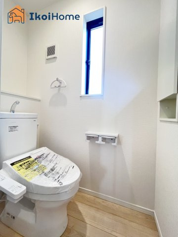 明石市大久保町谷八木第6　3号棟　のトイレ|【ホームページに現地動画掲載中】●年中無休：当日予約可●トイレが2か所あるので夜中もや朝も楽ちん。