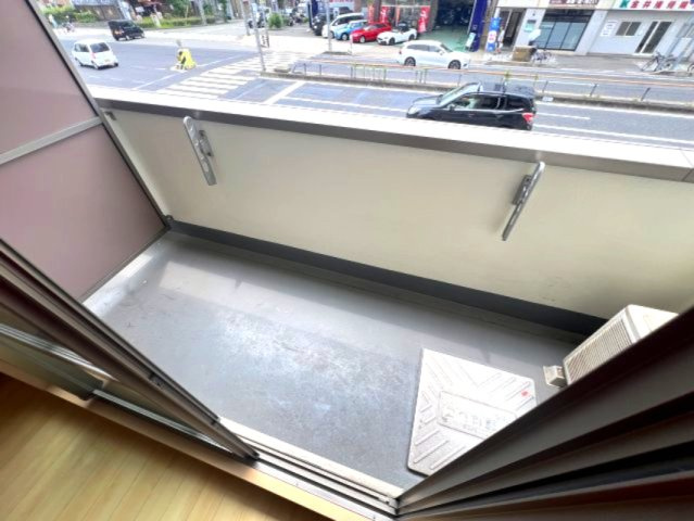 クレアール本山のバルコニー