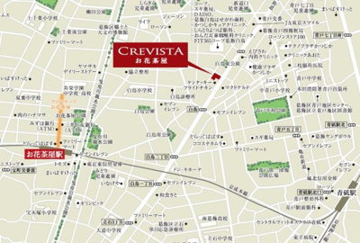 【地図】 | クレヴィスタお花茶屋