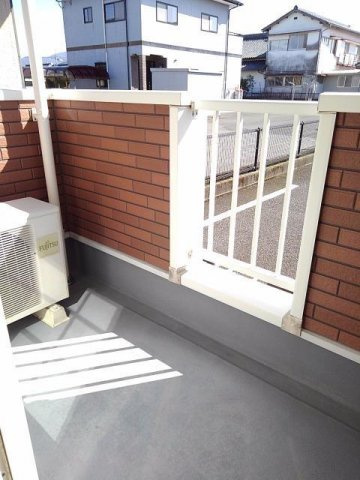 セレーノ　Ａ棟のバルコニー