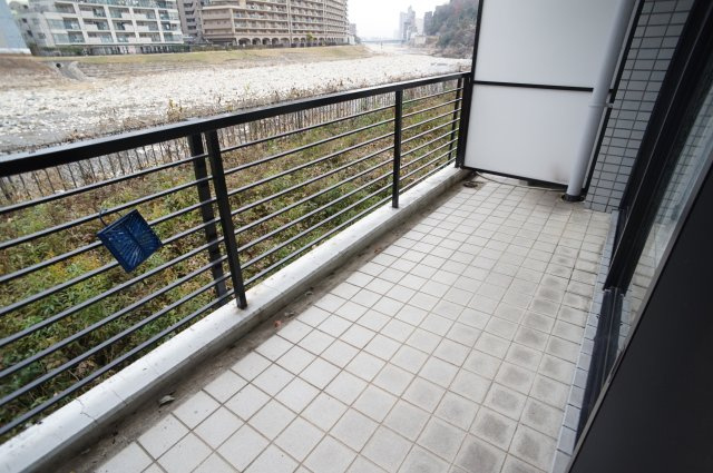 リバーサイド宝塚のバルコニー