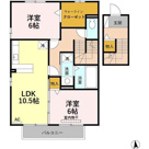 セジュール ハッピータウン　Aの画像