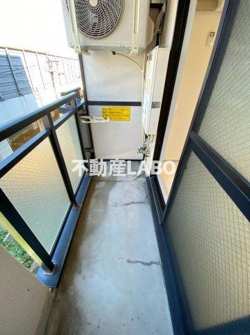 オーキッドコート田辺のバルコニー