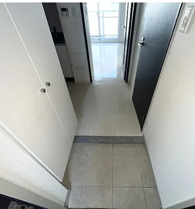 リードレジデンス関大前の玄関