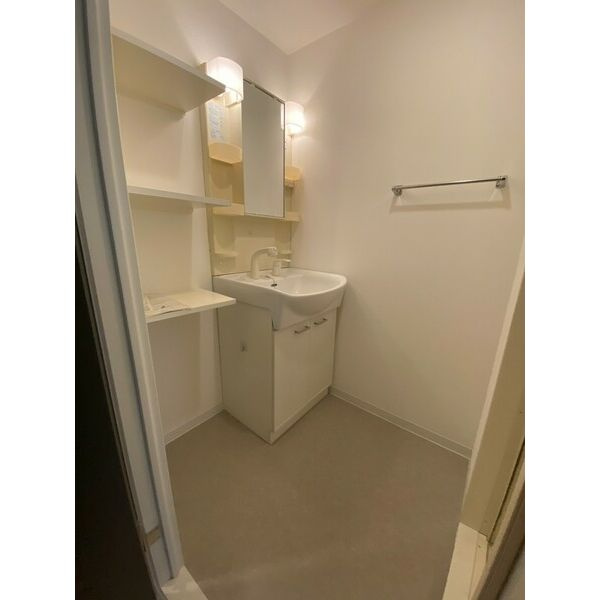 フロンティアタワー九条Ⅲの独立洗面台