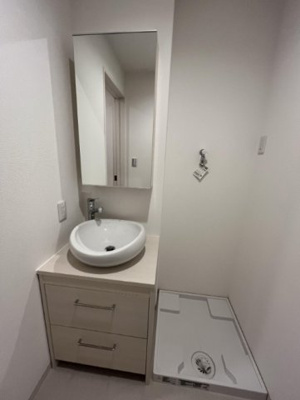 【洗面所】 | 筒井2丁目AP | シンプルで使いやすい洗面台です！