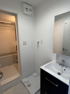 【洗面所】 | グランレーヴ井尻A棟 | シンプルで使いやすい洗面台です！