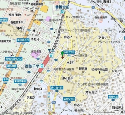 【地図】 | エイルマンション千早駅前 | 地図