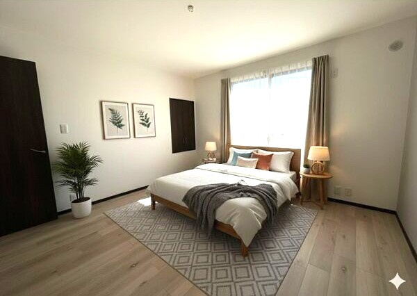 中村区大日町戸建の居間・リビング