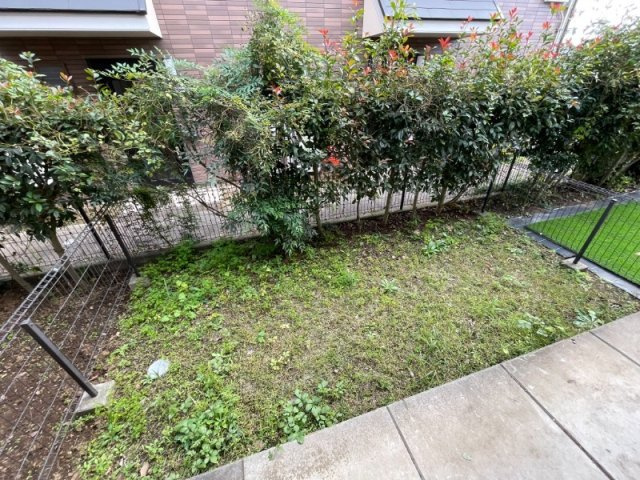 ラックフィル中川B棟の庭|現況優先