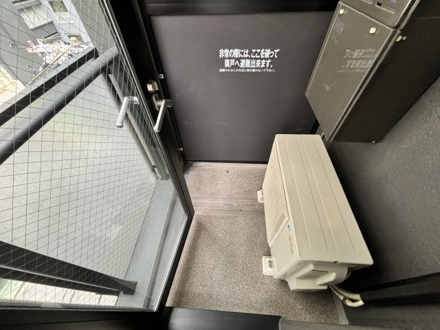 エトワール北新地のバルコニー