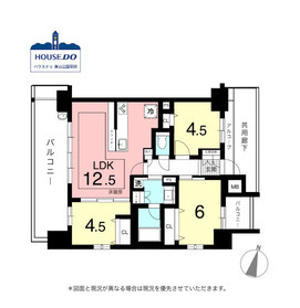 築浅！3方角住戸！ペット可！プレサンスロジェ栄パークサウスの間取り|専有面積61.42㎡。
ペットと一緒に暮らせるお部屋です（細則あり）