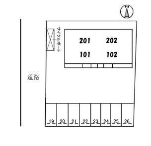 【区画図】 | クレセオ　A棟