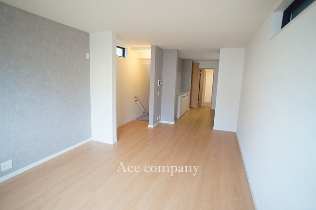 【居間・リビング】 | 平野区流町2丁目　【A号地/全2棟】 | 【LDK：約17.6帖】