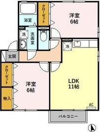 リオグランデ　Bの間取り