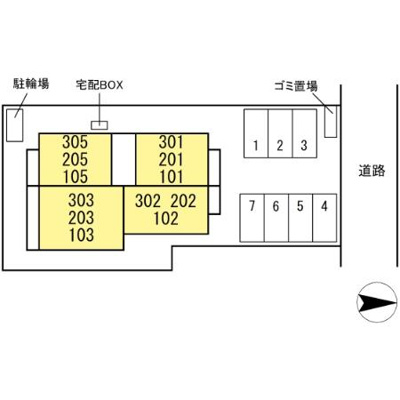 【区画図】 | D-ROOM南福岡 (南八幡町二丁目)