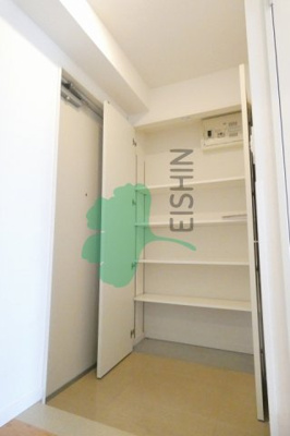 【玄関】 | カルム吉塚 | 下駄箱もしっかりついてます！