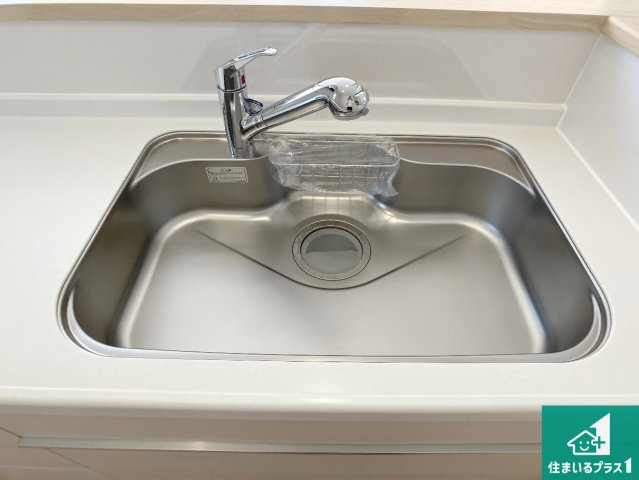 明石市大久保町谷八木　第6-1期　新築一戸建ての設備|広々としたシンクで食器洗いも楽々！