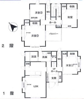 【間取り】 | 千葉市花見川区長作町　中古戸建