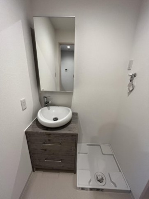 【洗面所】 | フォレスト千歳町 | シンプルで使いやすい洗面台です！