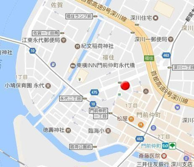【地図】 | SKナインティ門前仲町