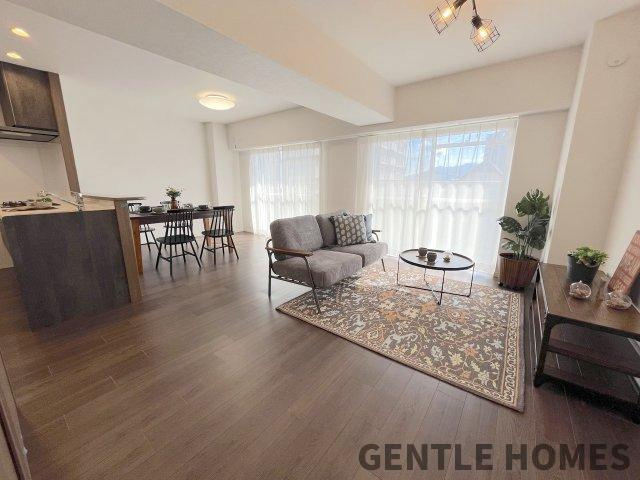 エバーライフ箱崎第2の居間・リビング|同社施工例の写真